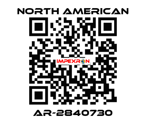 AR-2840730 NORTH AMERICAN