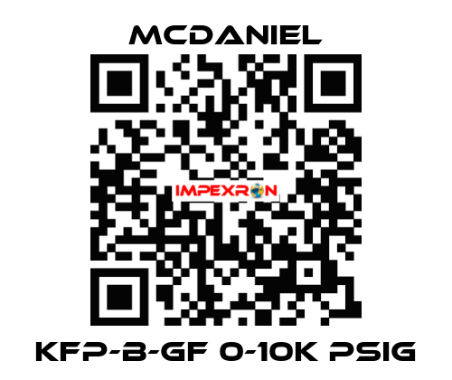 KFP-B-GF 0-10K PSIg McDANIEL