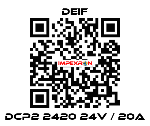 DCP2 2420 24V / 20A Deif