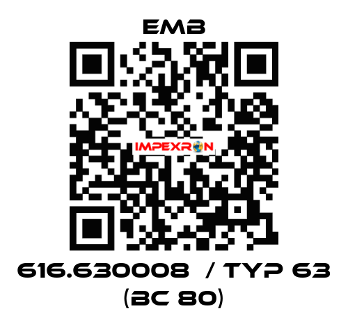 616.630008  / Typ 63 (BC 80) Emb