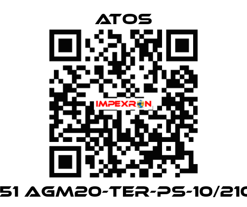 151 AGM20-TER-PS-10/210 Atos
