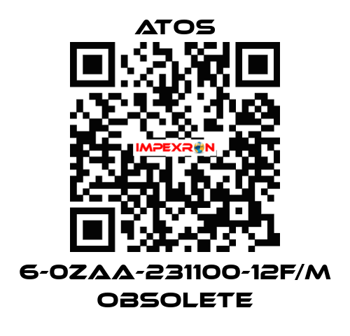 6-0ZAA-231100-12F/M obsolete Atos