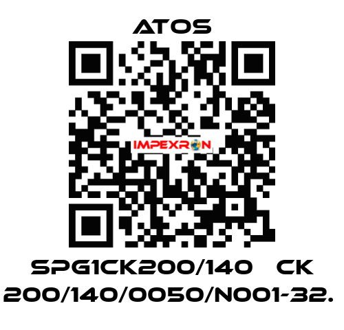 SPG1CK200/140   CK 200/140/0050/N001-32.  Atos