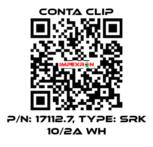 P/N: 17112.7, Type: SRK 10/2A WH Conta Clip