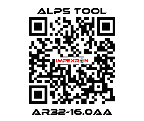 AR32-16.0AA ALPS TOOL