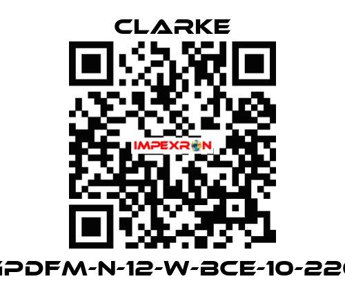 GPDFM-N-12-W-BCE-10-220 Clarke