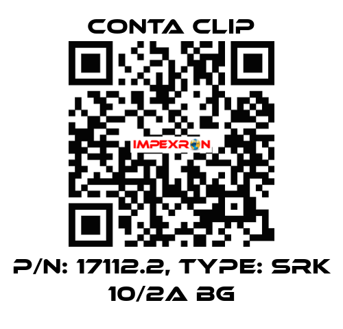 P/N: 17112.2, Type: SRK 10/2A BG Conta Clip