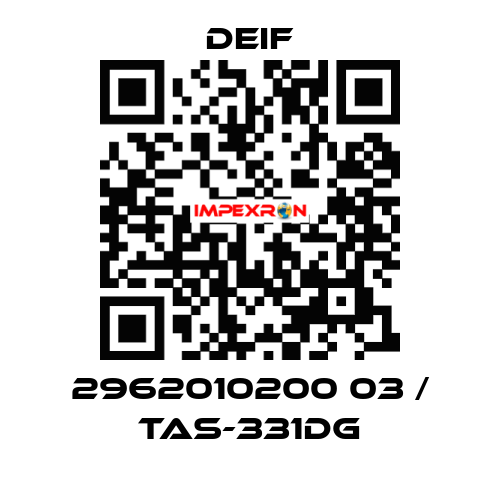 2962010200 03 / TAS-331DG Deif
