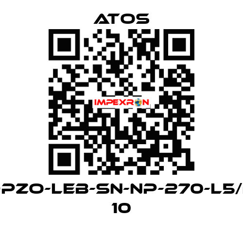 DPZO-LEB-SN-NP-270-L5/D 10 Atos