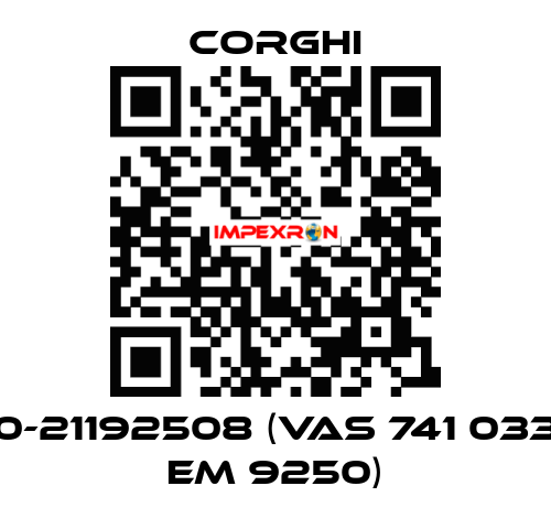 0-21192508 (VAS 741 033 EM 9250) Corghi
