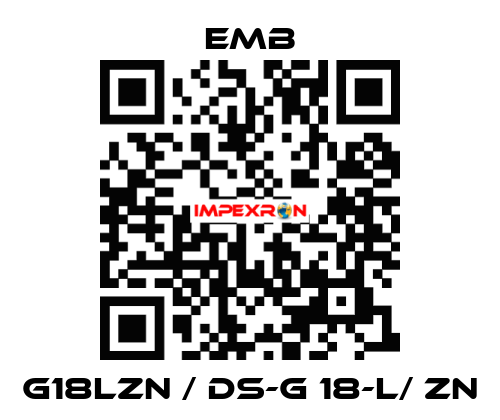 G18LZN / DS-G 18-L/ ZN Emb