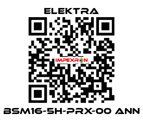 BSM16-5H-PRX-00 ANN ELEKTRA