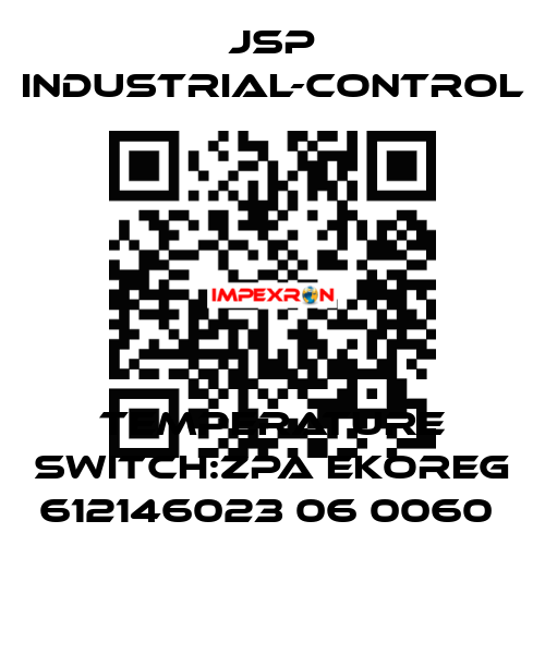 TEMPERATURE SWITCH:ZPA EKOREG 612146023 06 0060  JSP Industrial-Control