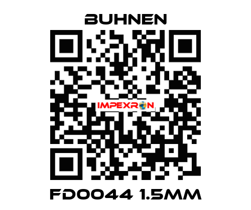 FD0044 1.5mm Buhnen