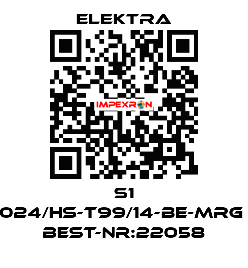 S1 024/HS-T99/14-BE-MRG  Best-Nr:22058 ELEKTRA