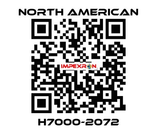 H7000-2072 NORTH AMERICAN