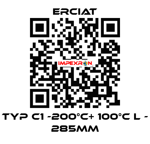TYP C1 -200°C+ 100°C L - 285MM ERCIAT