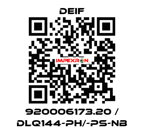 920006173.20 / DLQ144-ph/-ps-NB Deif