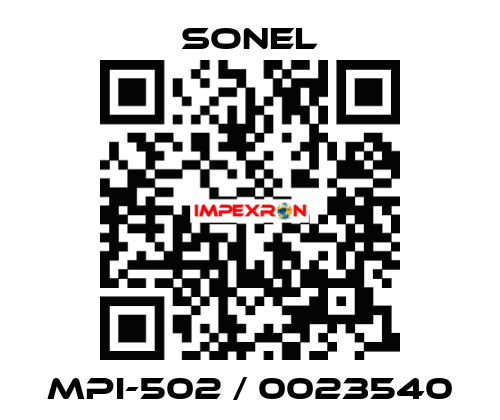 MPI-502 / 0023540 Sonel