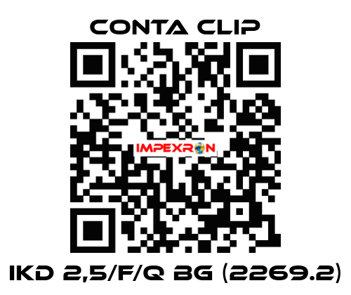 IKD 2,5/F/Q BG (2269.2) Conta Clip
