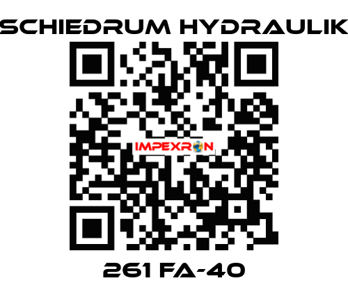 261 FA-40 SCHIEDRUM HYDRAULIK