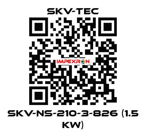 SKV-NS-210-3-826 (1.5 kW) SKV-tec