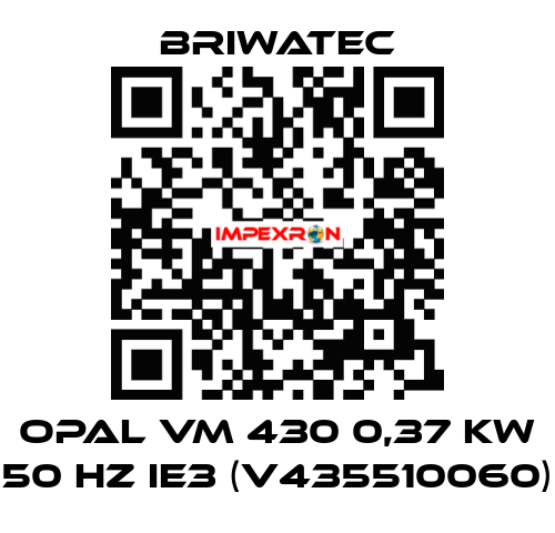OPAL VM 430 0,37 kW 50 Hz IE3 (V435510060) Briwatec
