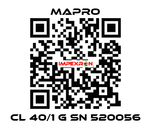 CL 40/1 G SN 520056 Mapro
