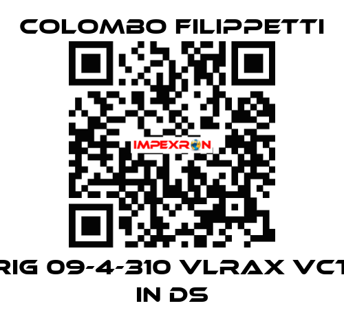 RIG 09-4-310 VLRAX VCT IN DS Colombo Filippetti