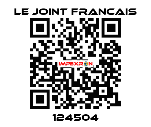124504 LE JOINT FRANCAIS
