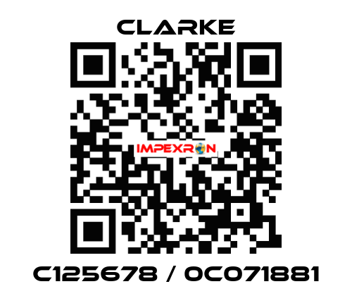 C125678 / 0C071881 Clarke