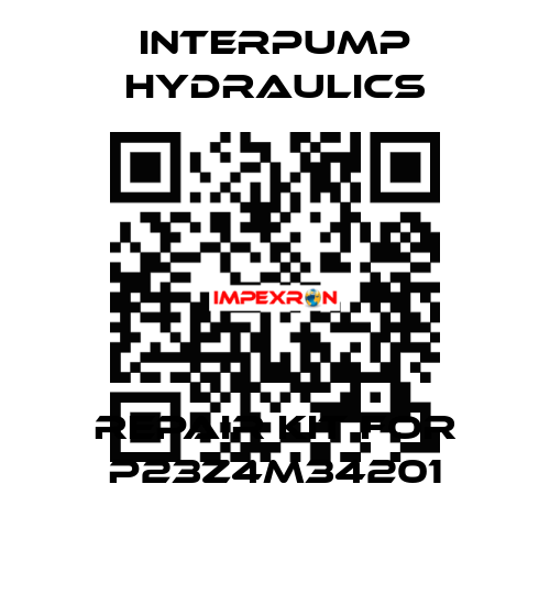 Repair kit for P23Z4M34201 Interpump hydraulics