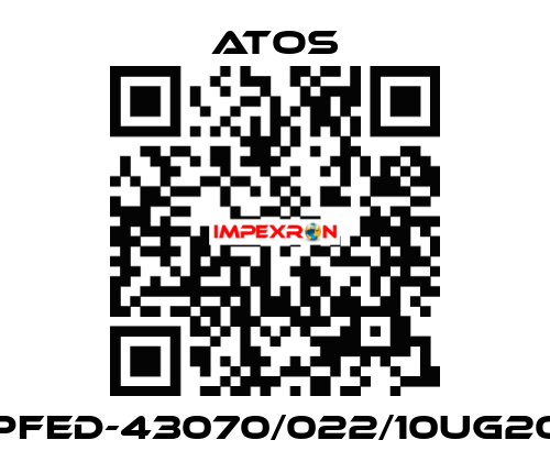 PFED-43070/022/10UG20 Atos