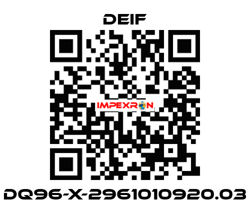 DQ96-X-2961010920.03 Deif