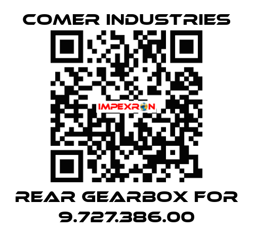 rear gearbox for 9.727.386.00 Comer Industries