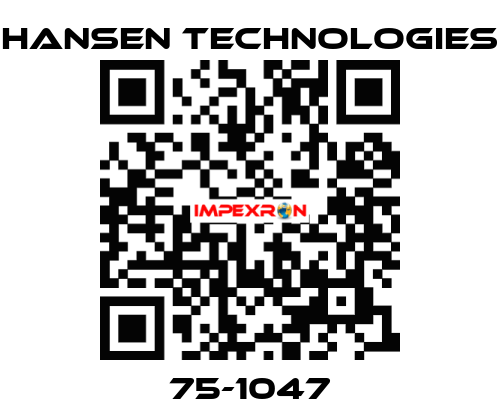 75-1047 HANSEN TECHNOLOGIES