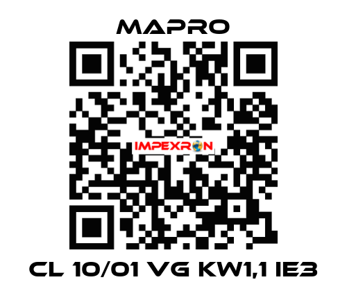 CL 10/01 VG kW1,1 IE3 Mapro