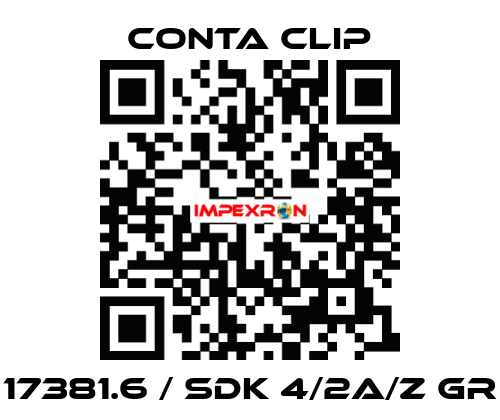 17381.6 / SDK 4/2A/Z GR Conta Clip