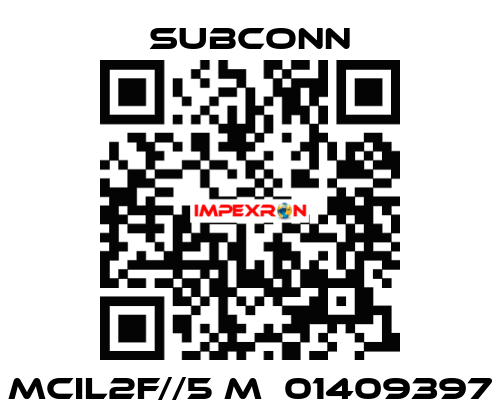 MCIL2F//5 m  01409397 SubConn