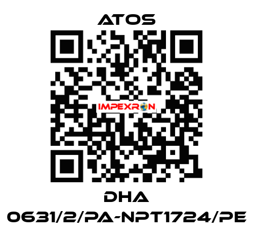 DHA 0631/2/PA-NPT1724/PE Atos