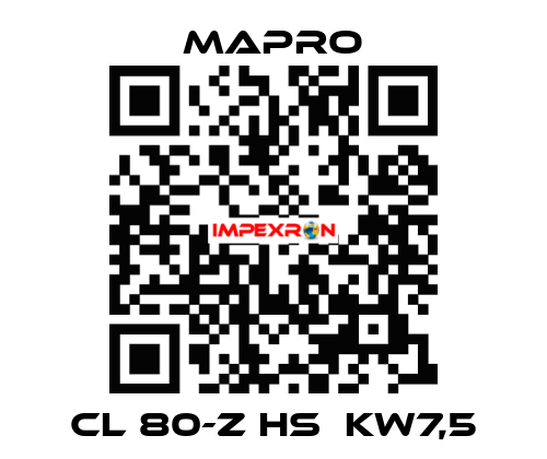 CL 80-Z HS  kW7,5 Mapro