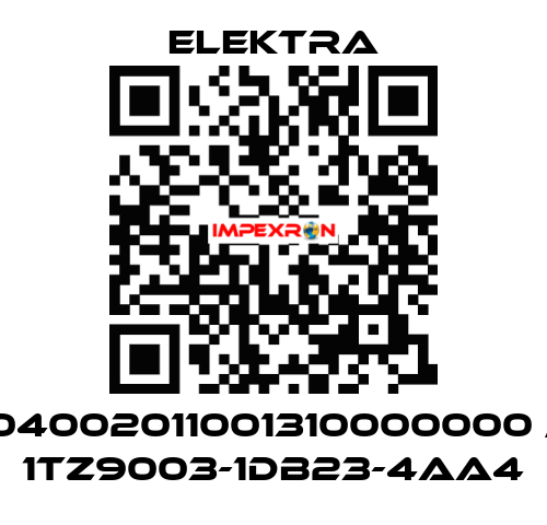 04002011001310000000 / 1TZ9003-1DB23-4AA4 ELEKTRA