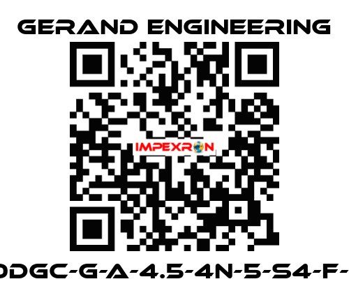 300DGC-G-A-4.5-4N-5-S4-F-B-0 Gerand Engineering