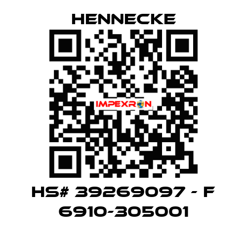 HS# 39269097 - F 6910-305001 Hennecke