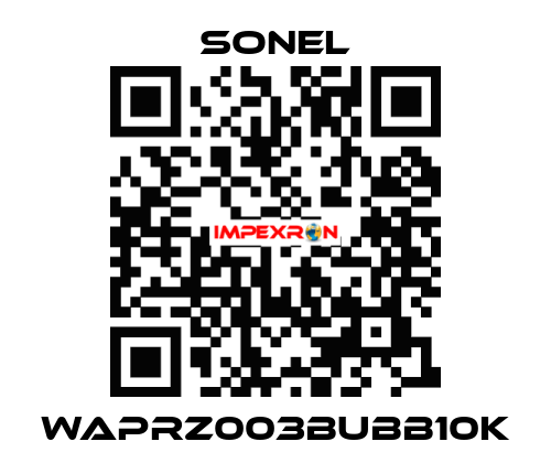 WAPRZ003BUBB10K Sonel