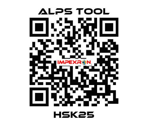 HSK25 ALPS TOOL