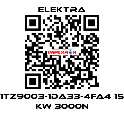 1TZ9003-1DA33-4FA4 15 kW 3000n ELEKTRA