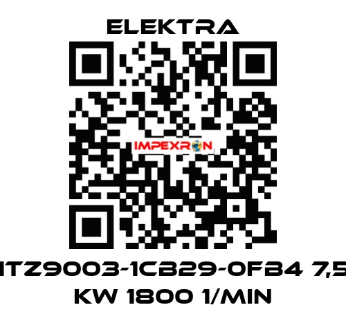 1TZ9003-1CB29-0FB4 7,5 kW 1800 1/min ELEKTRA