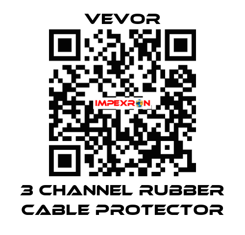 3 Channel Rubber Cable Protector VEVOR