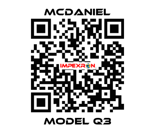 MODEL Q3 McDANIEL